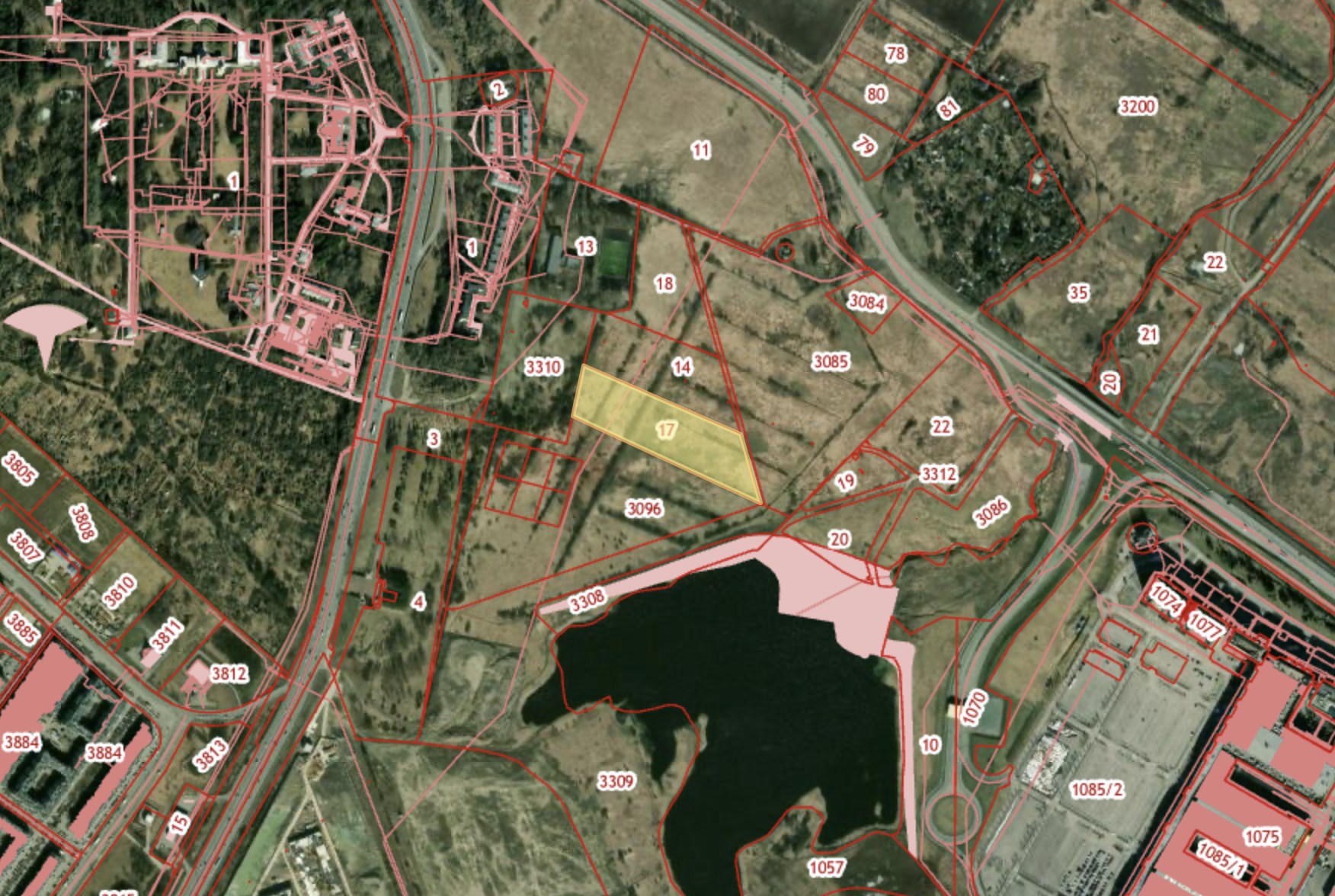 Земельный участок 2,53 га в поселке Шушары (Санкт-Петербург)