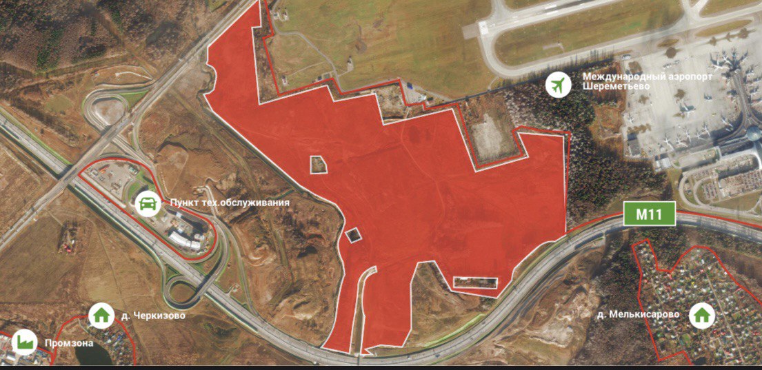 Земельный участок 85 га в Химках