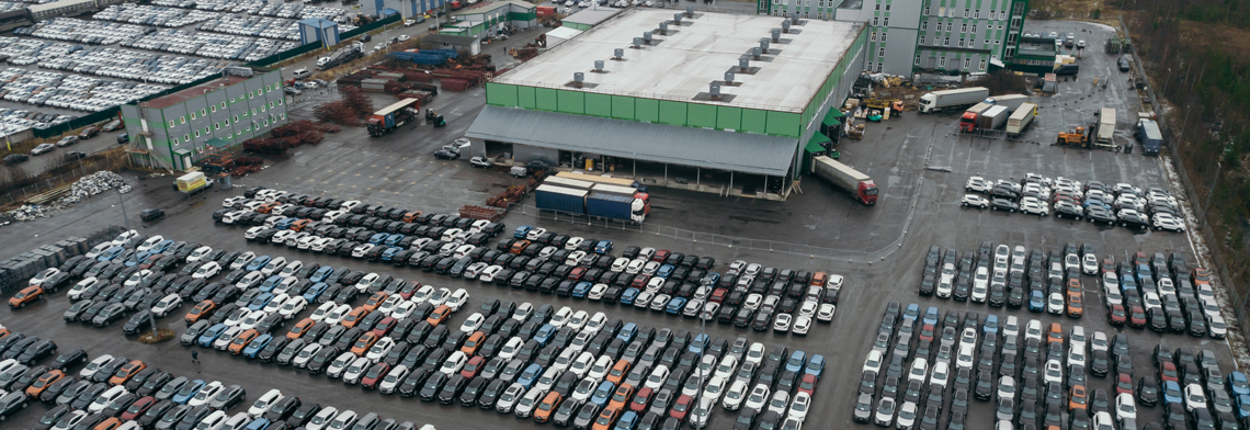 Открытая площадка для хранения, 10 000 м2, ТЛК "Северные Ворота" (Белоостров)